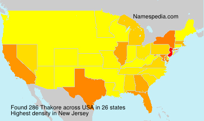 Surname Thakore in USA Surname Thakore in USA