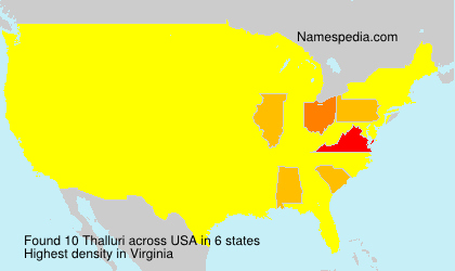 Surname Thalluri in USA