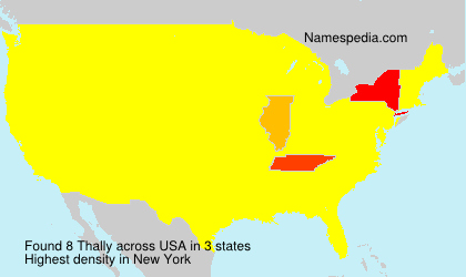 Surname Thally in USA Surname Thally in USA