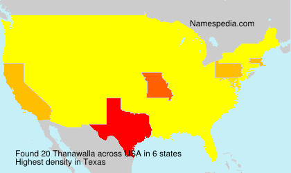 Surname Thanawalla in USA Surname Thanawalla in USA