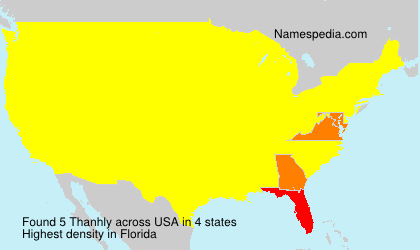 Surname Thanhly in USA Surname Thanhly in USA