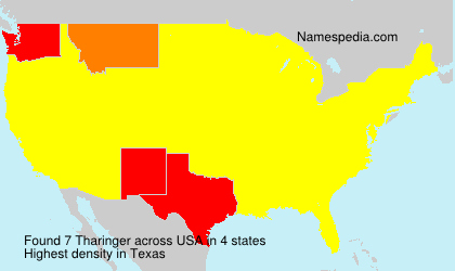 Surname Tharinger in USA Surname Tharinger in USA