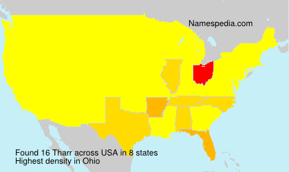 Surname Tharr in USA Surname Tharr in USA