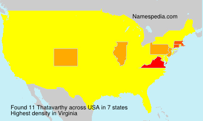 Surname Thatavarthy in USA Surname Thatavarthy in USA