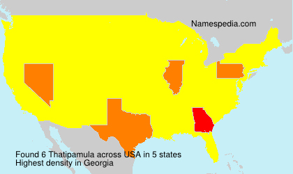 Surname Thatipamula in USA Surname Thatipamula in USA