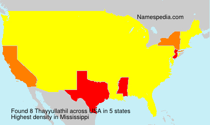 Surname Thayyullathil in USA Surname Thayyullathil in USA