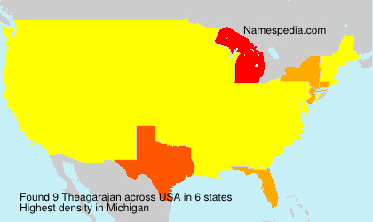 Surname Theagarajan in USA Surname Theagarajan in USA
