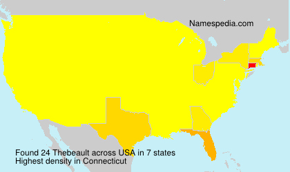 Surname Thebeault in USA Surname Thebeault in USA