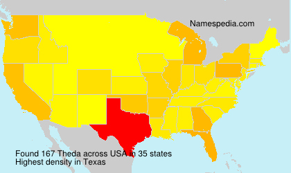 Surname Theda in USA Surname Theda in USA