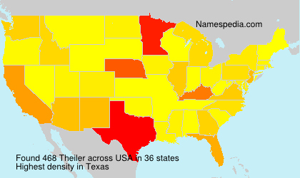 Surname Theiler in USA Surname Theiler in USA