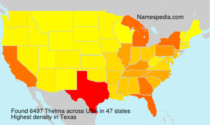 Surname Thelma in USA Surname Thelma in USA