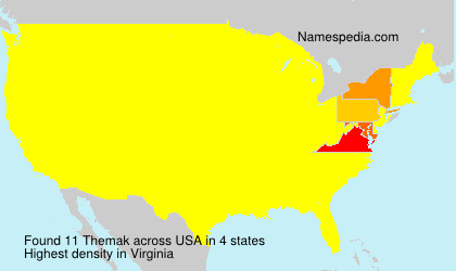 Surname Themak in USA Surname Themak in USA