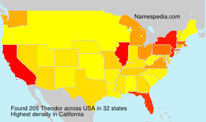 Surname Theodor in USA Surname Theodor in USA