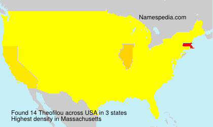 Surname Theofilou in USA Surname Theofilou in USA