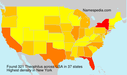 Surname Theophilus in USA Surname Theophilus in USA