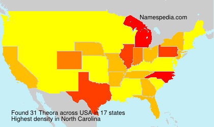 Surname Theora in USA Surname Theora in USA
