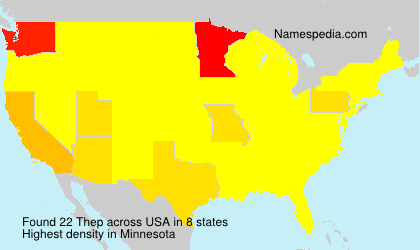 Surname Thep in USA Surname Thep in USA