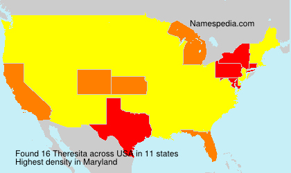 Surname Theresita in USA Surname Theresita in USA