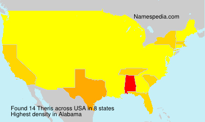 Surname Theris in USA Surname Theris in USA