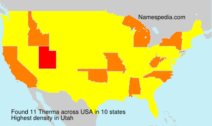 Surname Therma in USA Surname Therma in USA