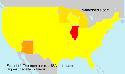 Surname Thermen in USA Surname Thermen in USA