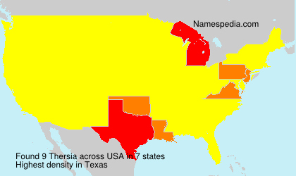 Surname Thersia in USA Surname Thersia in USA