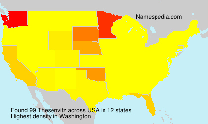 Surname Thesenvitz in USA Surname Thesenvitz in USA