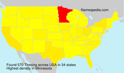 Surname Thesing in USA Surname Thesing in USA