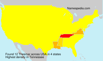 Surname Thesmar in USA Surname Thesmar in USA