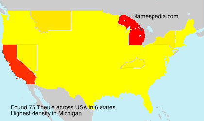 Surname Theule in USA Surname Theule in USA