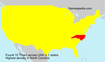 Surname Thiani in USA Surname Thiani in USA