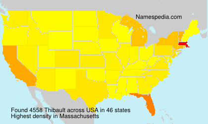 Surname Thibault in USA Surname Thibault in USA