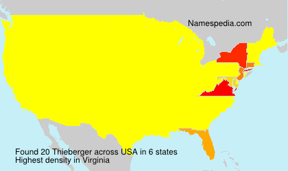 Surname Thieberger in USA Surname Thieberger in USA