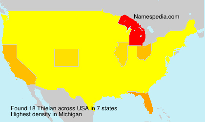 Surname Thielan in USA Surname Thielan in USA