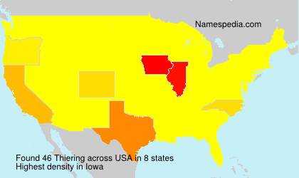 Surname Thiering in USA Surname Thiering in USA