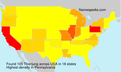 Surname Thierjung in USA Surname Thierjung in USA