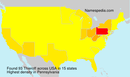 Surname Thieroff in USA Surname Thieroff in USA