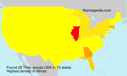 Surname Thilly in USA Surname Thilly in USA