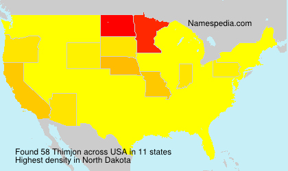 Surname Thimjon in USA Surname Thimjon in USA