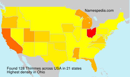 Surname Thimmes in USA Surname Thimmes in USA