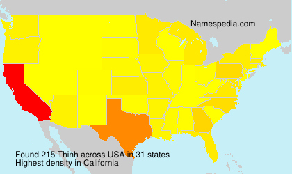 Surname Thinh in USA Surname Thinh in USA