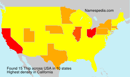 Surname Thip in USA Surname Thip in USA