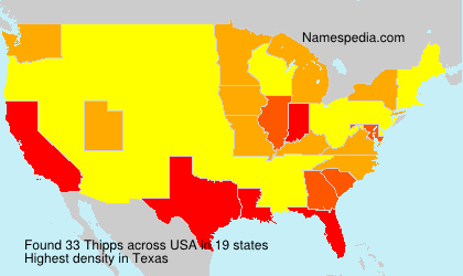 Surname Thipps in USA Surname Thipps in USA