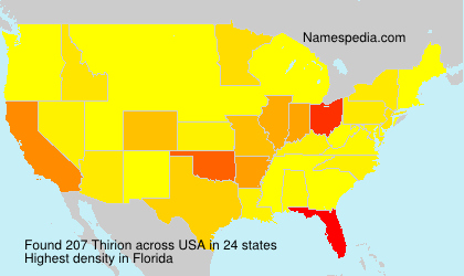 Surname Thirion in USA Surname Thirion in USA