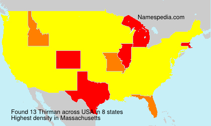 Surname Thirman in USA Surname Thirman in USA