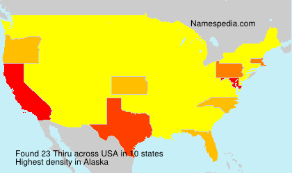 Surname Thiru in USA Surname Thiru in USA
