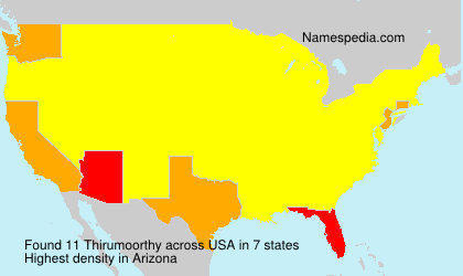 Surname Thirumoorthy in USA Surname Thirumoorthy in USA