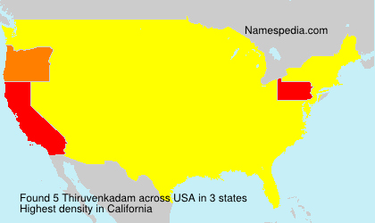 Surname Thiruvenkadam in USA Surname Thiruvenkadam in USA