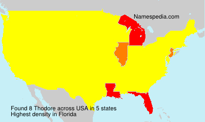 Surname Thodore in USA Surname Thodore in USA
