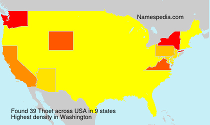 Surname Thoet in USA Surname Thoet in USA